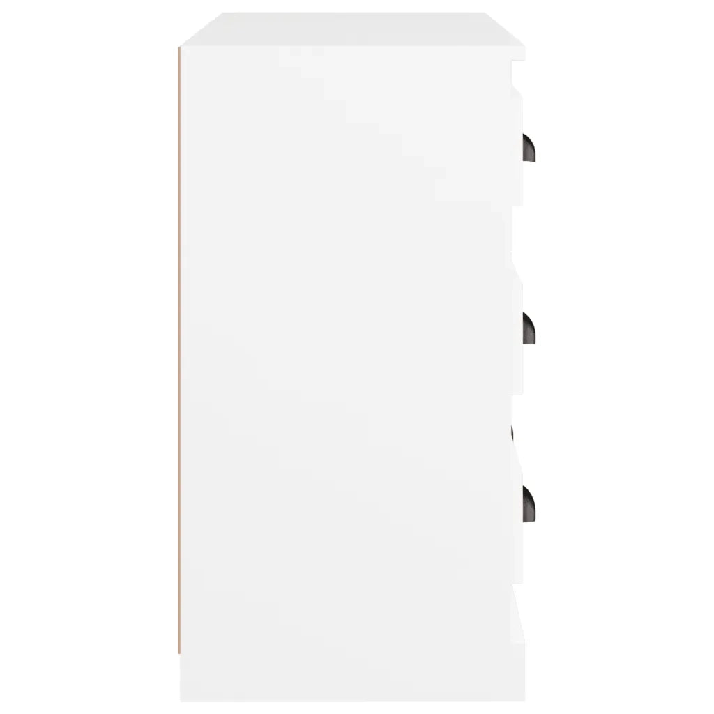 Credenza | Madia | Buffet da pranzo | Armadio da pranzo Bianca 70x35,5x67,5 cm in Legno Multistrato
