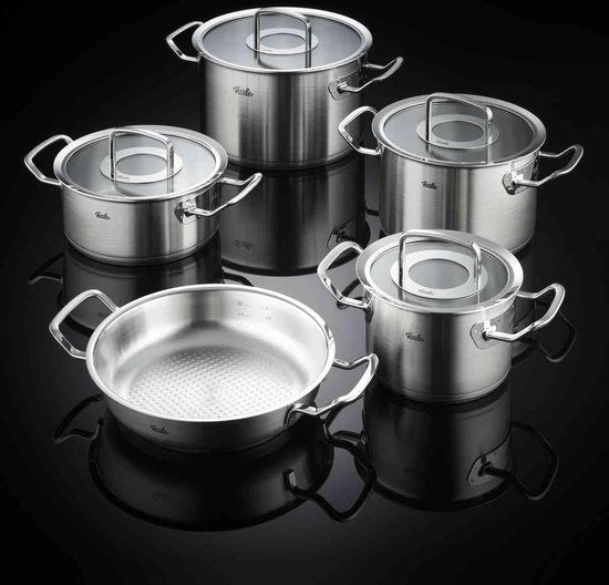 Collezione professionale di coperture in vetro - Ø 20 cm - termoresistente - Argento Grigio