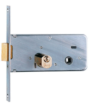 serratura alluminio infilare fasce 2m+s art. 712 e.70 - f.16 cod:ferx.vit2305