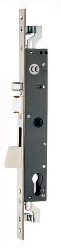 serratura per serramenti in alluminio art. 783802 e. mm. 35 - f. mm. 22 cod:ferx.vit22855