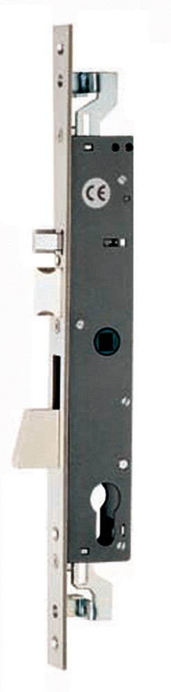 serratura per serramenti in alluminio art. 783802 e. mm. 35 - f. mm. 22 cod:ferx.vit22855