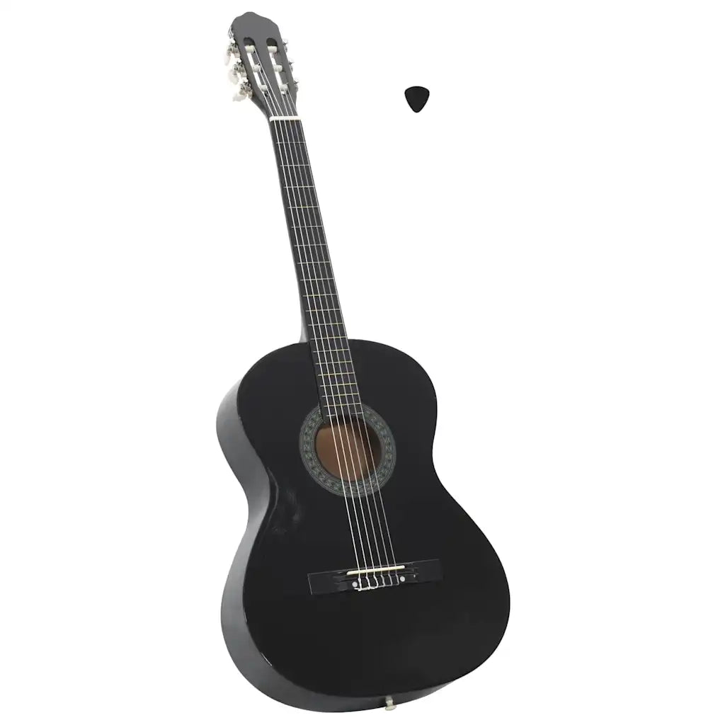 Chitarra Classica per Principianti Nera 4/4 39" in Tiglio      cod mxl 69320