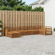 Set di divani da esterno 7 pz Naturale 3383627
