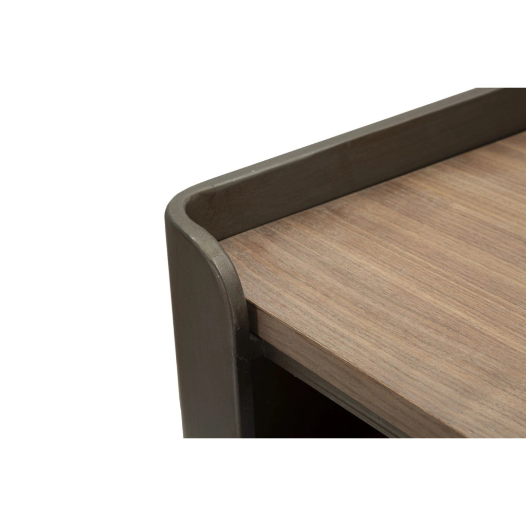 Mobile Porta TV VKH229, Marrone, Legno, 150x42x58 cm