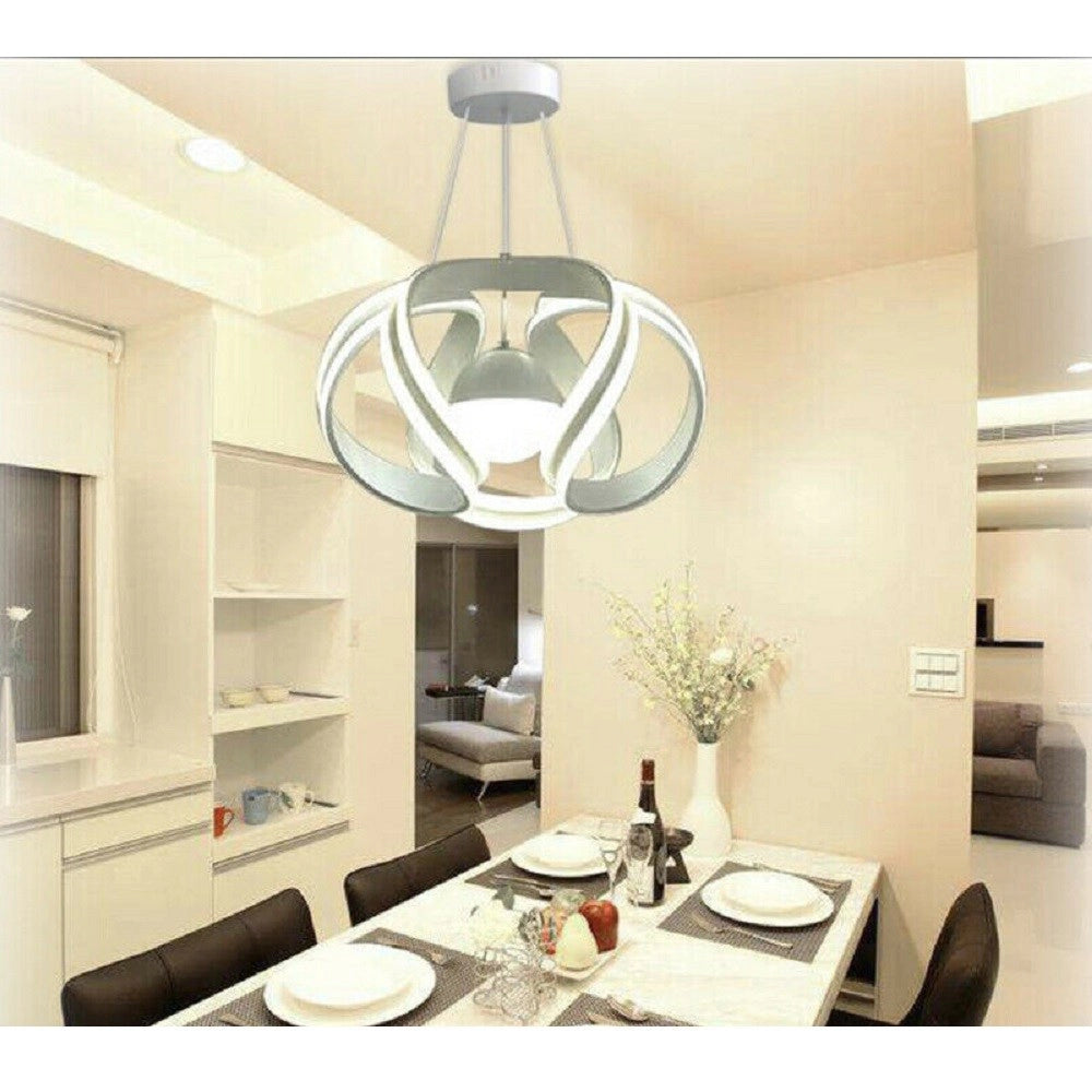 Trade Shop - Lampadario Soffitto Sfera Moderno Led 78w Lampada Luce Calda Fredda Naturale B21 -