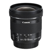 Canon ef-s 10-18mm f/4.5-5.6 is stm + ew-73c + lens cloth slr obiettivo ultra-ampio nero - 8714574625638