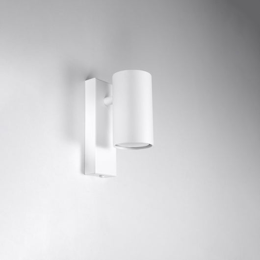 Lampada da parete UTTI in tubo di acciaio moderno LED GU10 10W Max Bianco IP20