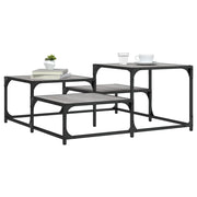 Tavolino Salotto Grigio Sonoma 87,5x87,5x40cm Legno Multistratocod mxl 86215