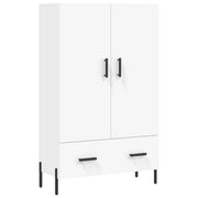 Credenza | Madia | Buffet da pranzo | Armadio da pranzo Bianca 69,5x31x115 cm in Legno Multistrato