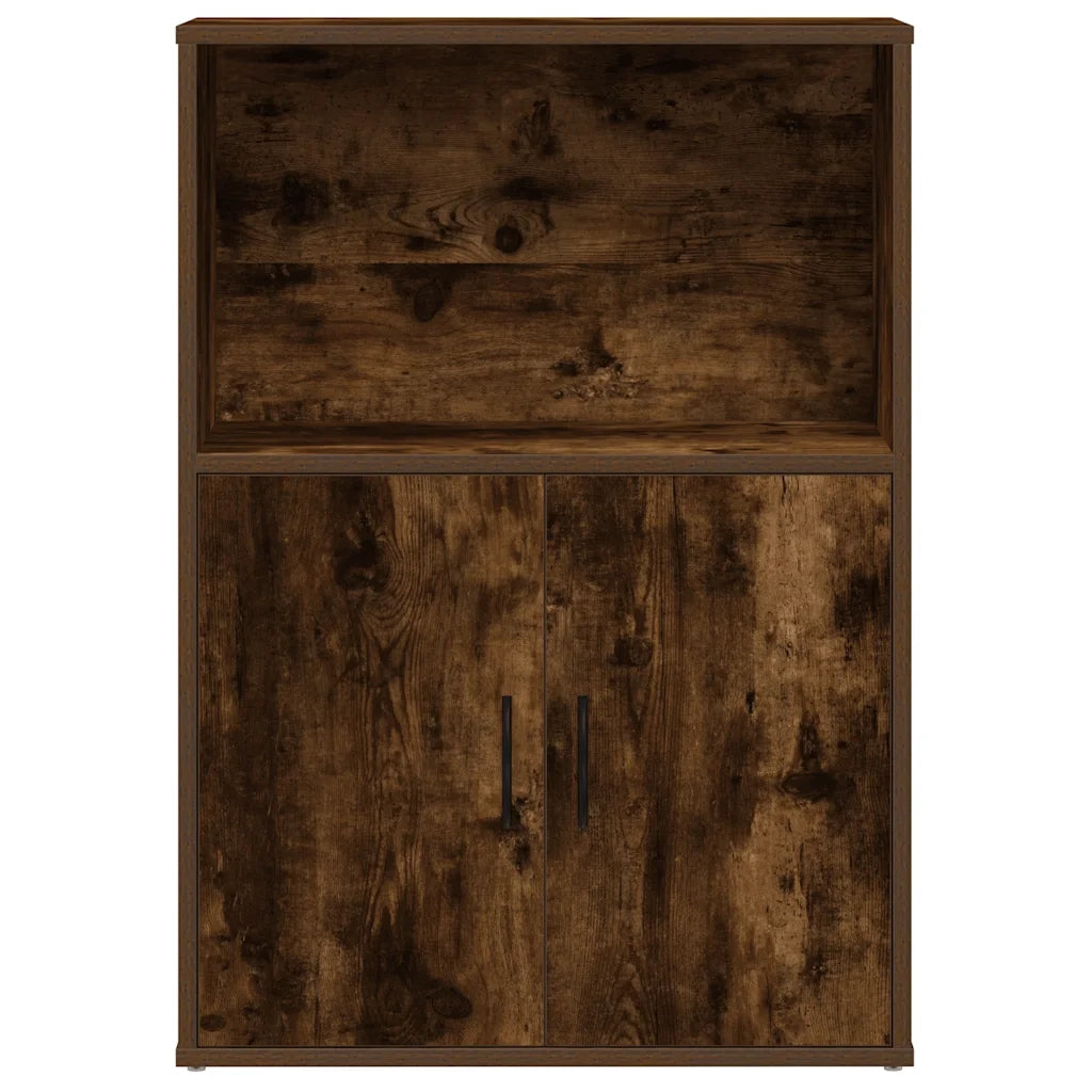 Libreria Rovere Fumo 60x24x85 cm in Truciolato