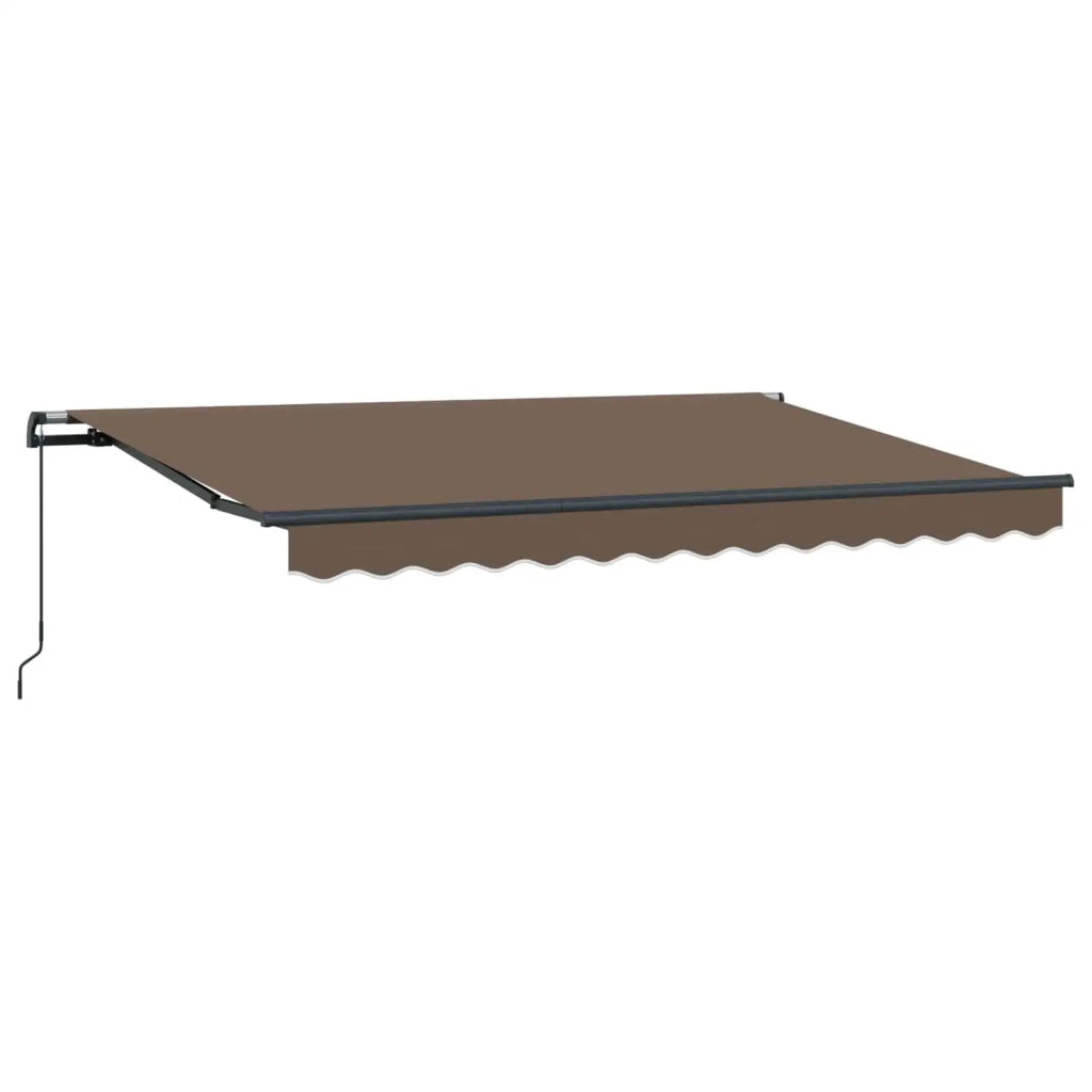 Tenda retrattile Tortora 300 x 250 cm Poliestere e Alluminio 3425846