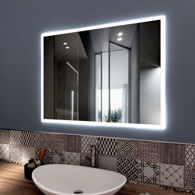 Specchio da Bagno Rettangolare 60 x 80 cm Made Italy