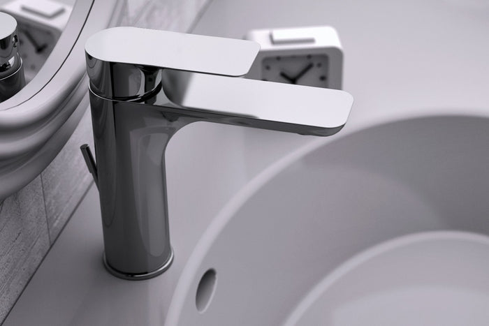 Rubinetto miscelatore per lavabo infinity