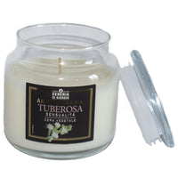 CANDELA PROFUMATA IN GIARA AROMATERAPIA TUBEROSA