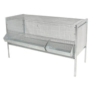 GABBIA POLLI PIEGHEVOLE 'LUXURY' cm 140 x 50 x H 80  - MG GABBIE