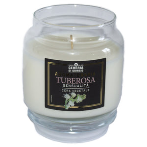 CANDELA PROFUMATA IN GIARA AROMATERAPIA TUBEROSA