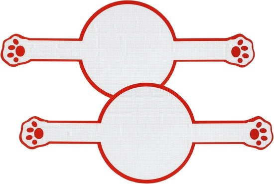 Matte di silicone per padella 53x21 cm - 2 pezzi Materiale riciclabile per la protezione contro la bruciatura