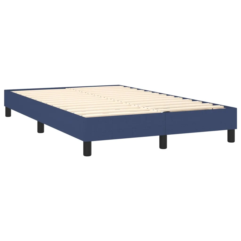 Letto a Molle con Materasso e LED Blu 120x200cm in Tessuto cod mxl 64302