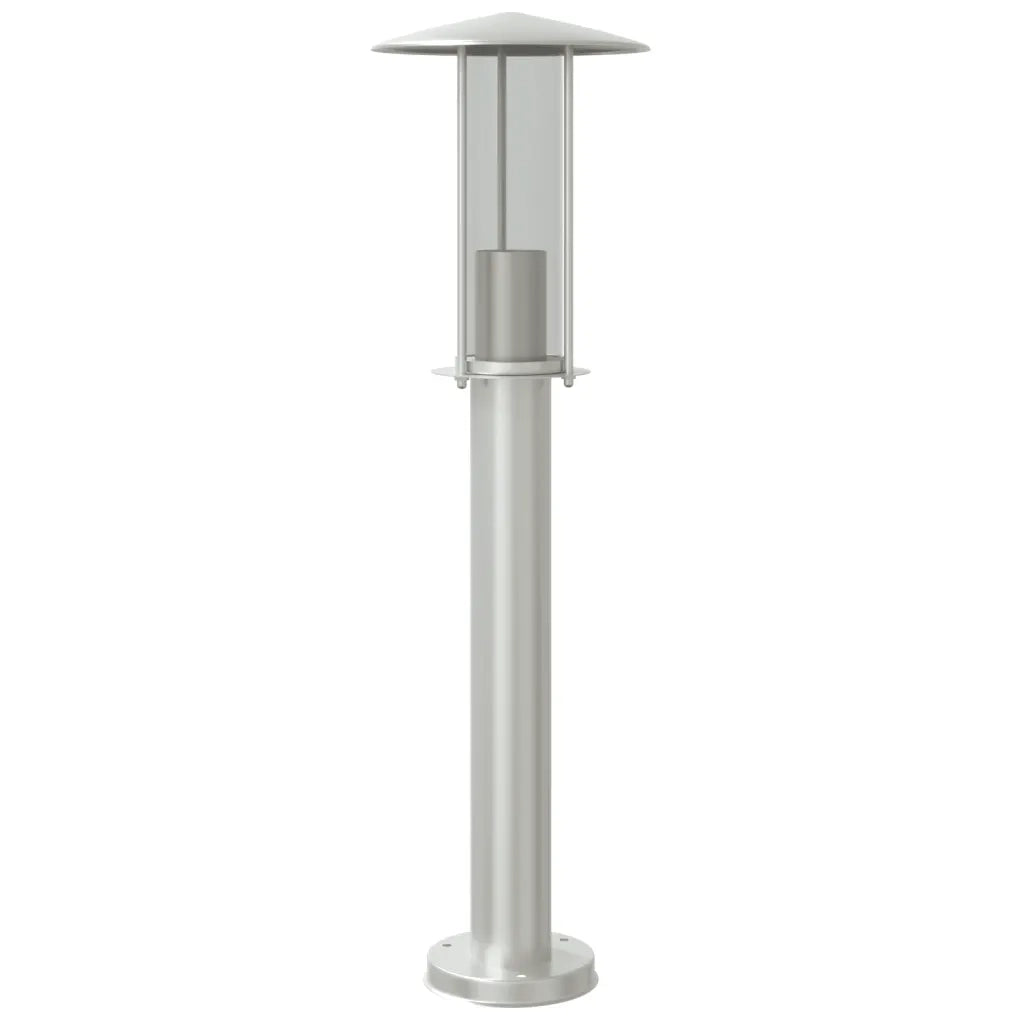 Lampada da Terra per Esterni Argento 60 cm in Acciaio Inox CFW2687562
