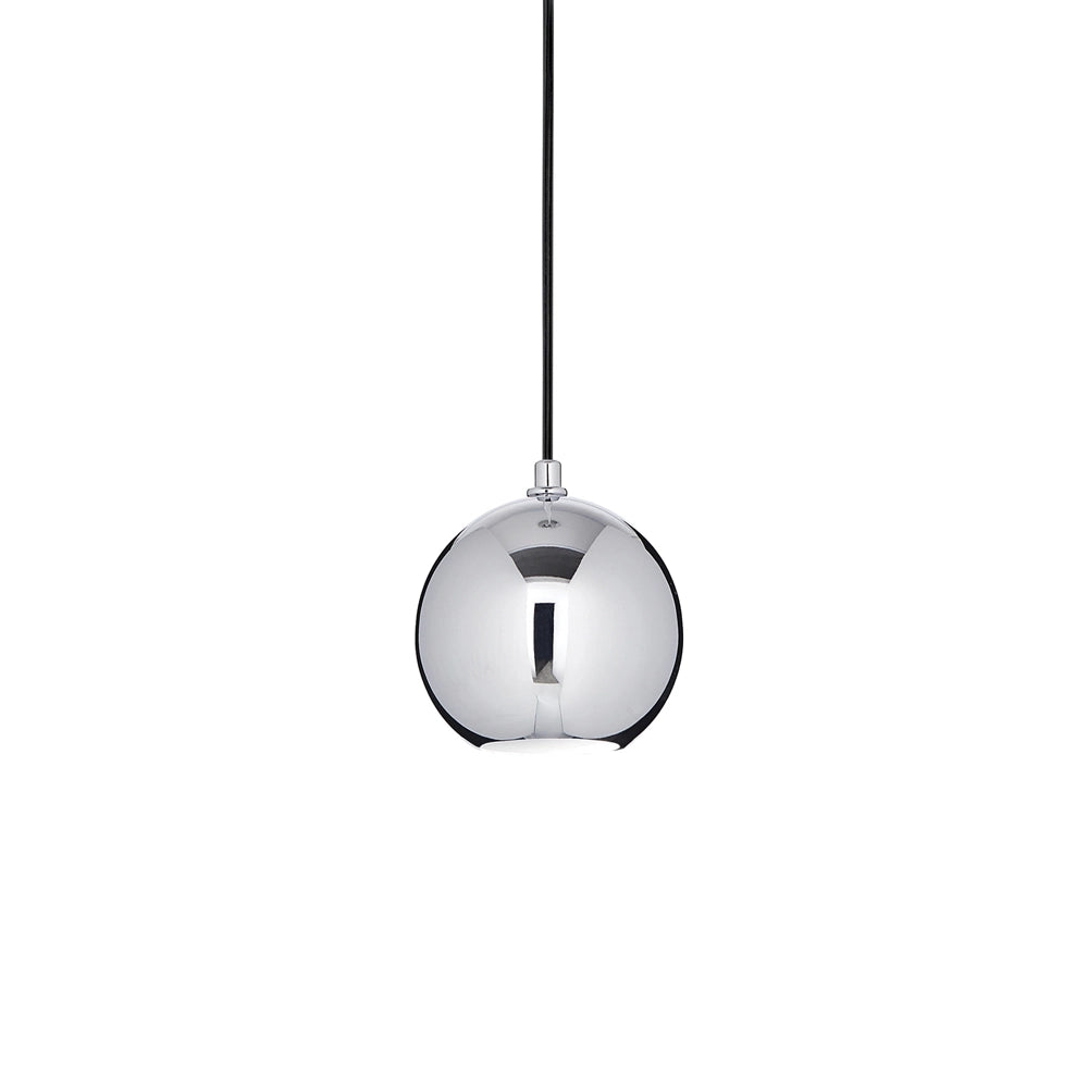 Sospensione Moderna Mr Jack Metallo Cromo 1 Luce 7W 3000K Luce Calda Small