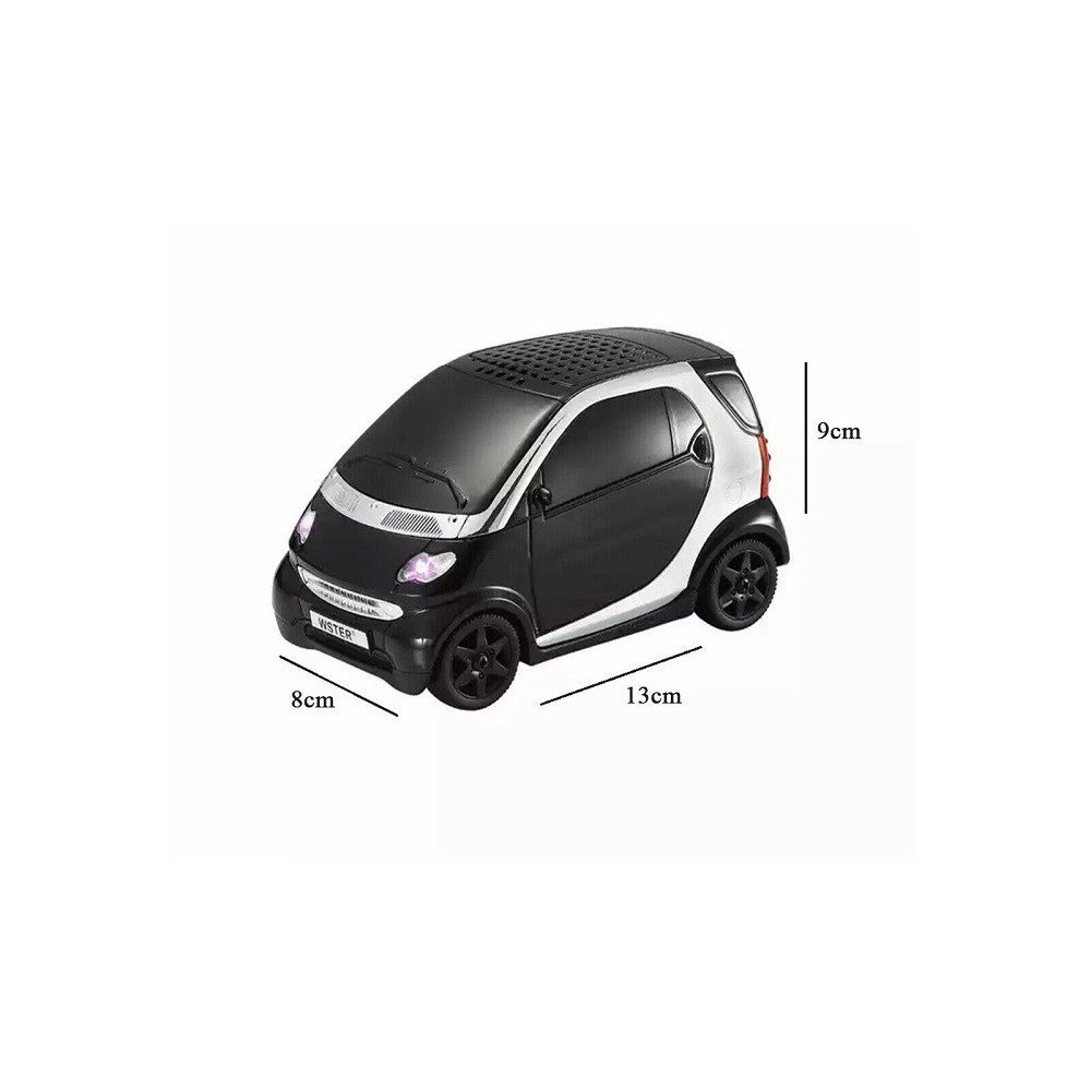 Trade Shop - Cassa Speaker Bluetooth Forma Auto Smart Stereo Tf Usb Aux Portatile Led Q-yx233 -