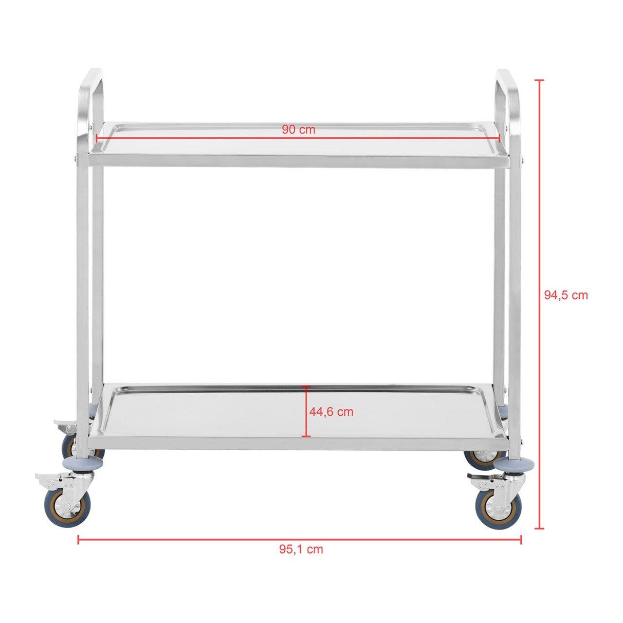Carrello di servizio - 2 vassoi - 50 kg 14_0000932