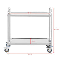 Carrello di servizio - 2 vassoi - 50 kg 14_0000932