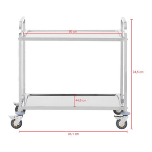 Carrello di servizio - 2 vassoi - 50 kg 14_0000932