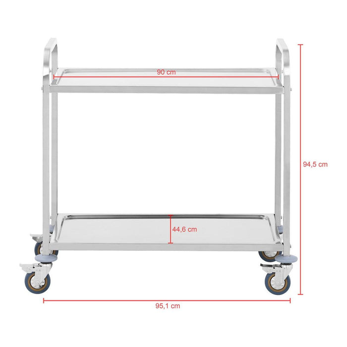 Carrello di servizio - 2 vassoi - 50 kg 14_0000932