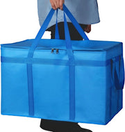 Per alimenti refrigerati e congelati, ideale per spesa (nero) - Termosistema per alimenti... 1 x, blu, organizzatore di sacchetto