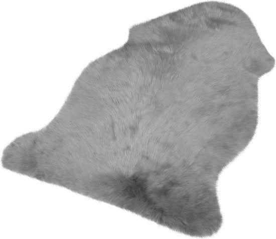 Piumone in pelle di pecora - 100% pelle di pecora - (100-110)x65cm - Grigio