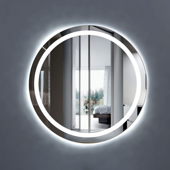 Specchio da Bagno Tondo diametro 60 cm Made Italy
