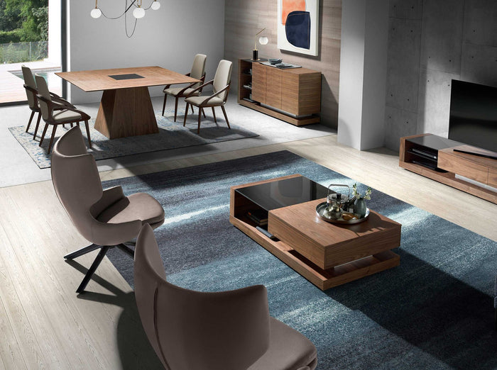 Tavolo da pranzo quadrata noce