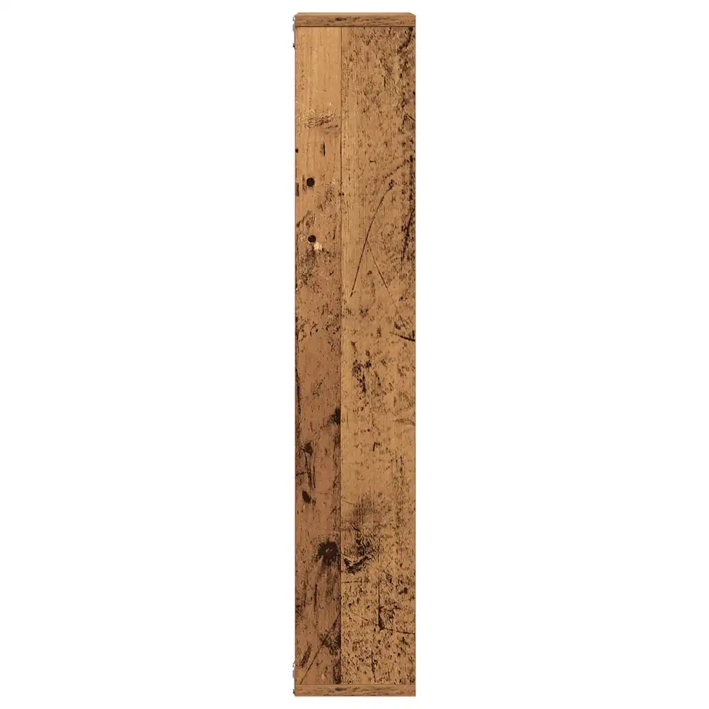 Mensola da parete in legno antico 36x16x90 cm in legno ingegnerizzato 862048