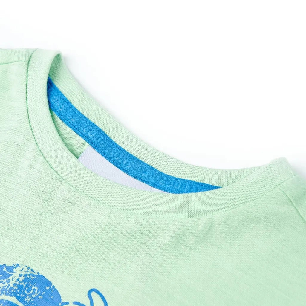 Maglietta da Bambino Verde Chiaro 140cod mxl 109883