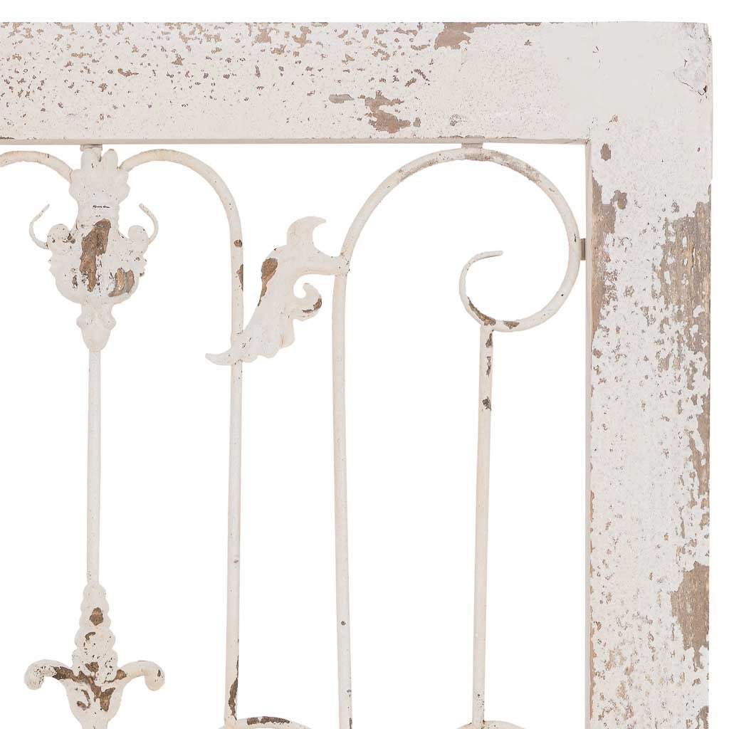 Anta in legno anticato bianco 68x3x178h cm
