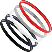 Cintura sportiva per bambini, 5 pezzi, cinture elastiche per bambini, antiscivolo e respirante, calcio, atletica, yoga.