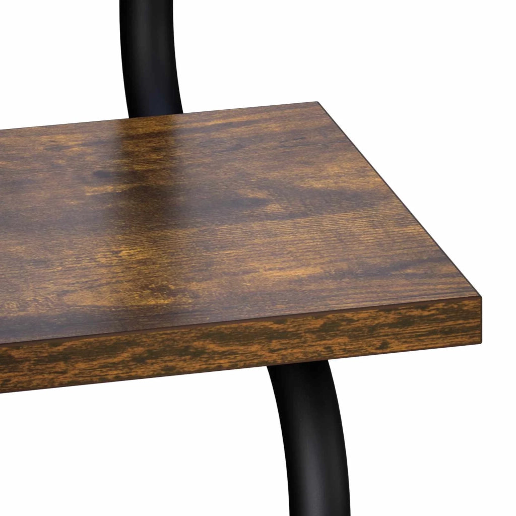 Mensola a 4 ripiani Rovere Fumo 80 x 24,5 x 104 cm 8006081