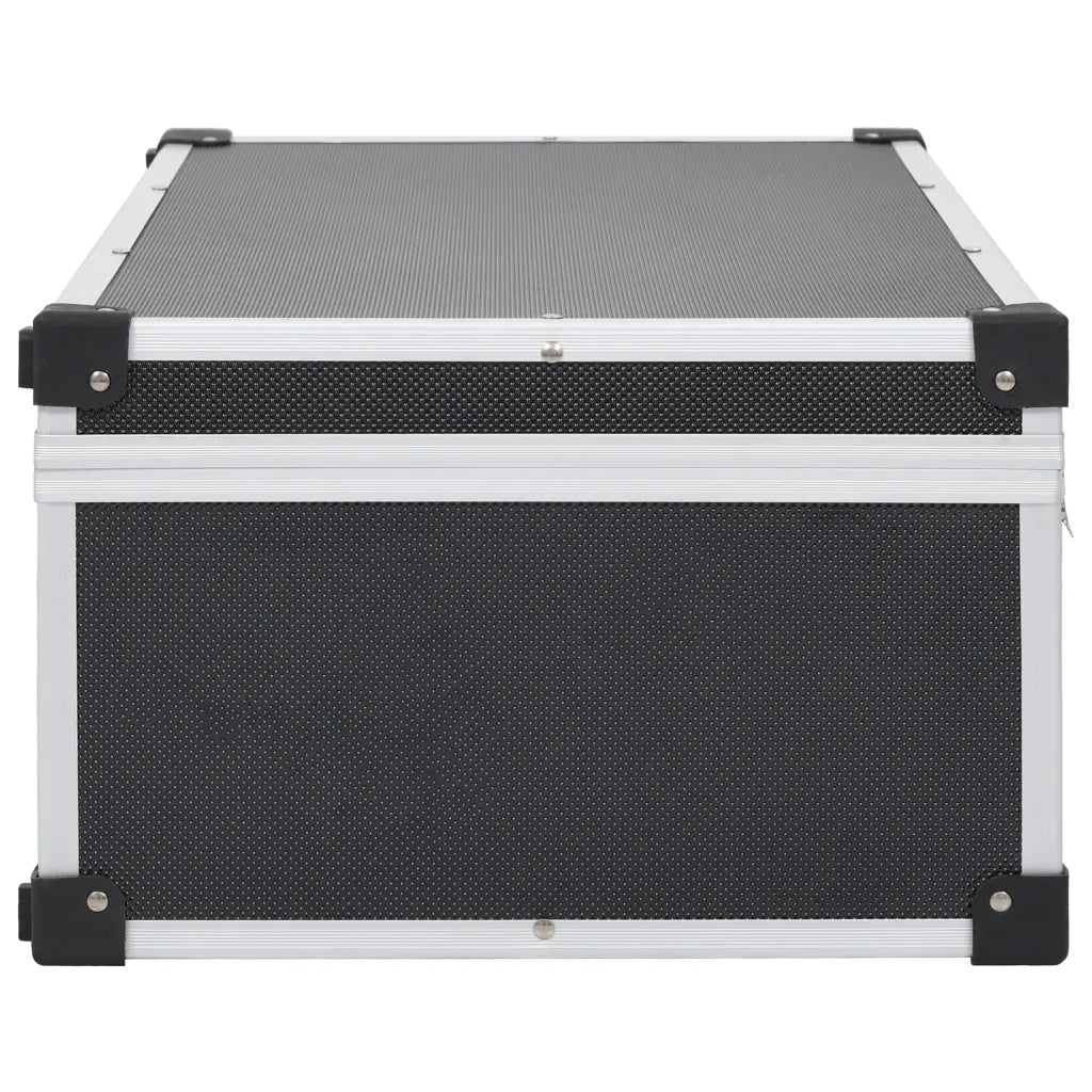 Custodia CD per 80 CD in Alluminio ABS Nero