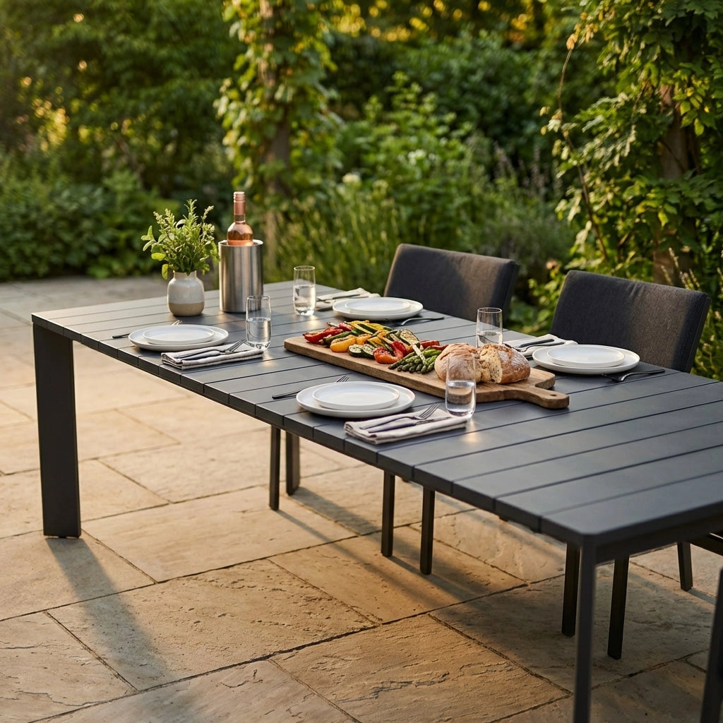 Tavolo allungabile da giardino in Alluminio 200/250x100 - UNA