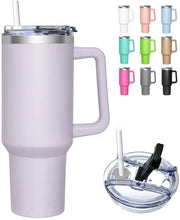 Tumbler termico 1180ML con coperchio 2-in-1 - Tazza di acciaio inossidabile - Tazza isolante per bevande - Manico - Tazza di caffè/te da portare - Tazza di caffè