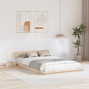 vidaXL Struttura del letto Marrone 120 x 200 cm legno