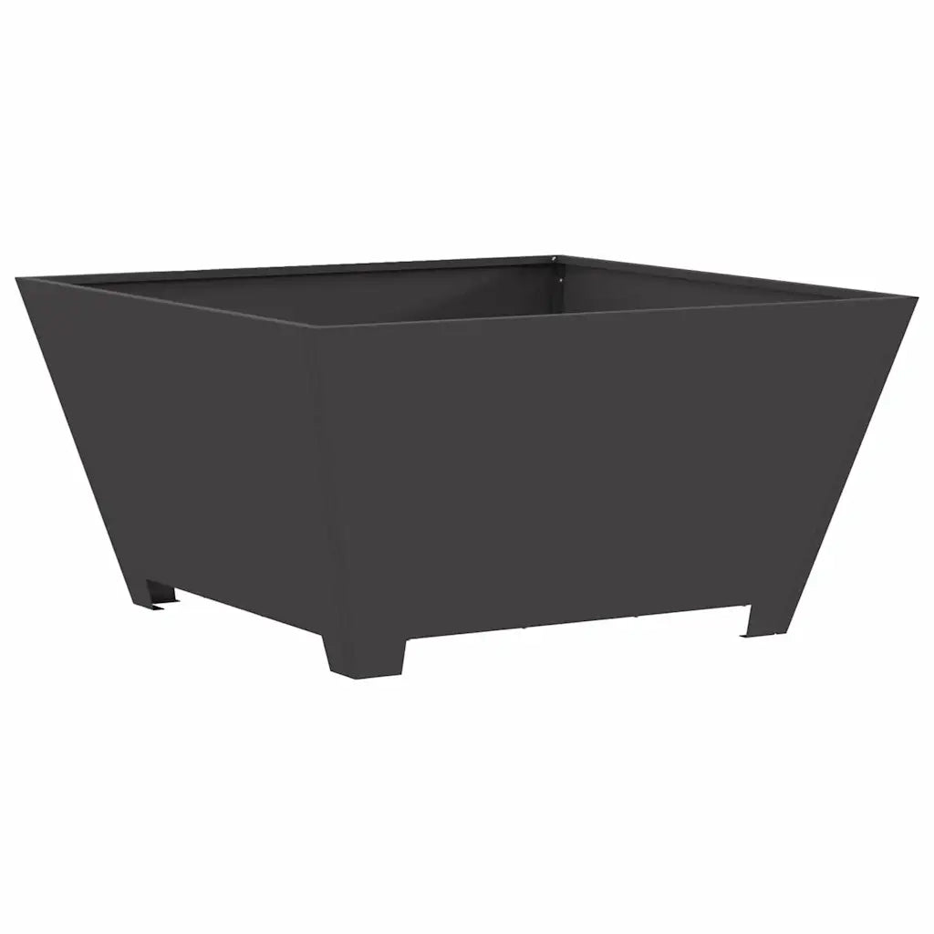 Braciere Nero 80 x 80 x 40 cm Acciaio Corten 858968
