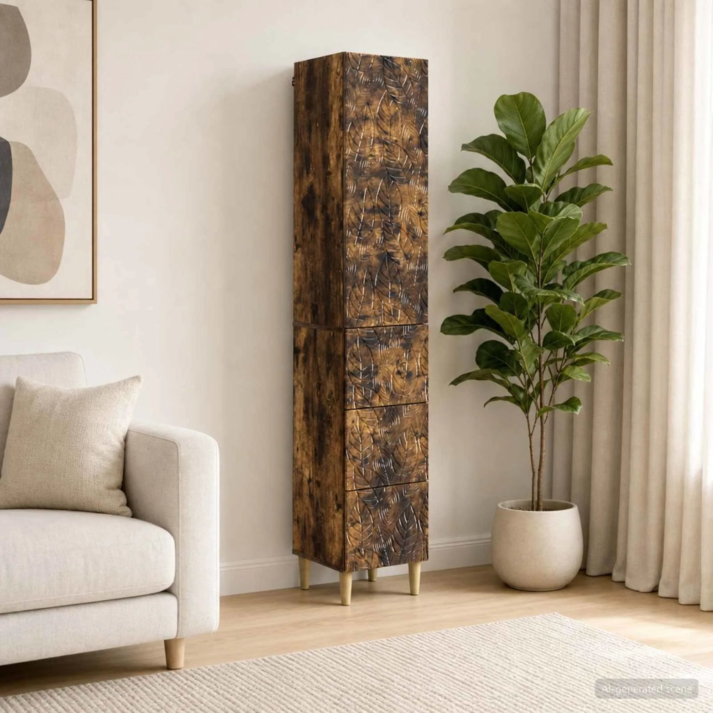 Set di armadi 2 pcs Rovere Fumo 33 x 34,5 x 90 cm 3416732