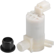 Pompa per pulitore di vetri per lato anteriore e posteriore - Materiale: plastica/rubbero - 2 pinne - Dimensioni: 79x64x40mm - Non originale - Sostituisci la vecchia pompa - Pompa per getto d'acqua
