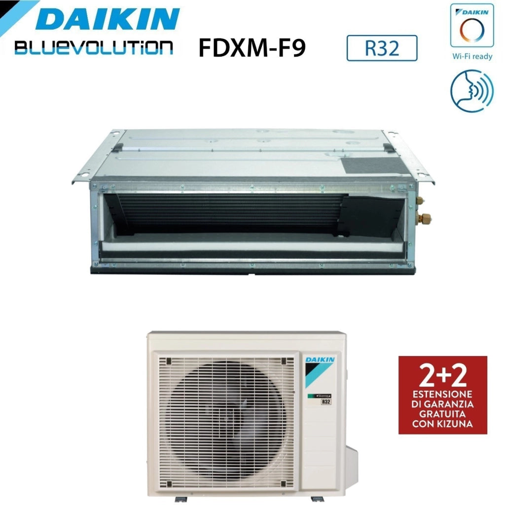 Climatizzatore Condizionatore Daikin Bluevolution Inverter Canalizzato Ultrapiatto 12000 Btu FDXM35F9 R-32 Wi-Fi Optional - Garanzia Italiana