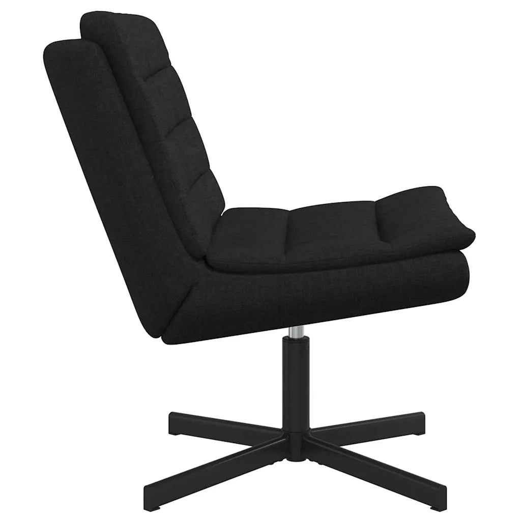 Sedia girevole Nero 63 x 75 x 76 cm Tessuto CFW9756728