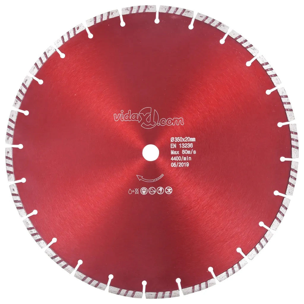 Disco da Taglio Diamantato con Turbo in Acciaio 350 mm cod mxl 75275