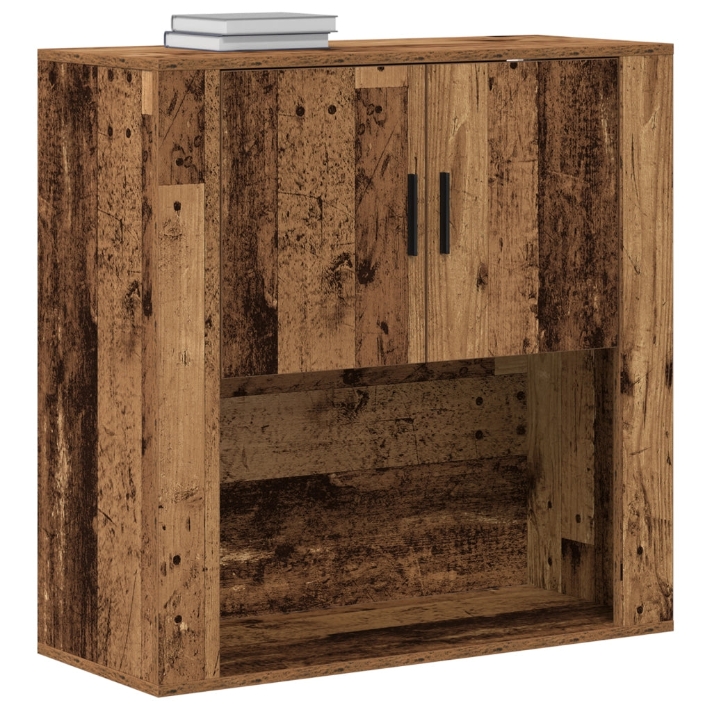 Armadio da parete Legno Vecchio 80x33x80 cm Legno Ingegnerizzato