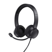 Trust ayda auricolare cablato a padiglione musica e chiamate usb tipo a nero - 25089